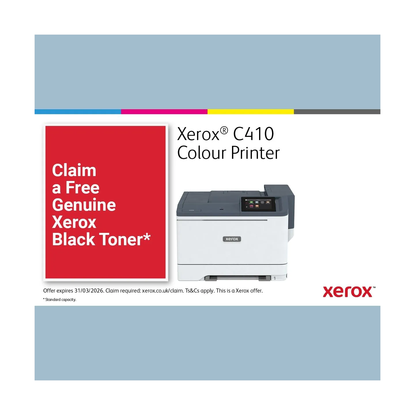 Xerox C410 A4 colour printer 40ppm / C410V_DN