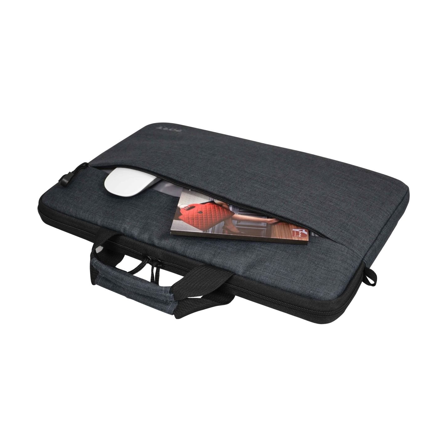 Port Designs | Belize | Fits up to size 13.3 " | Toploading laptop case | Shoulder strap | Black