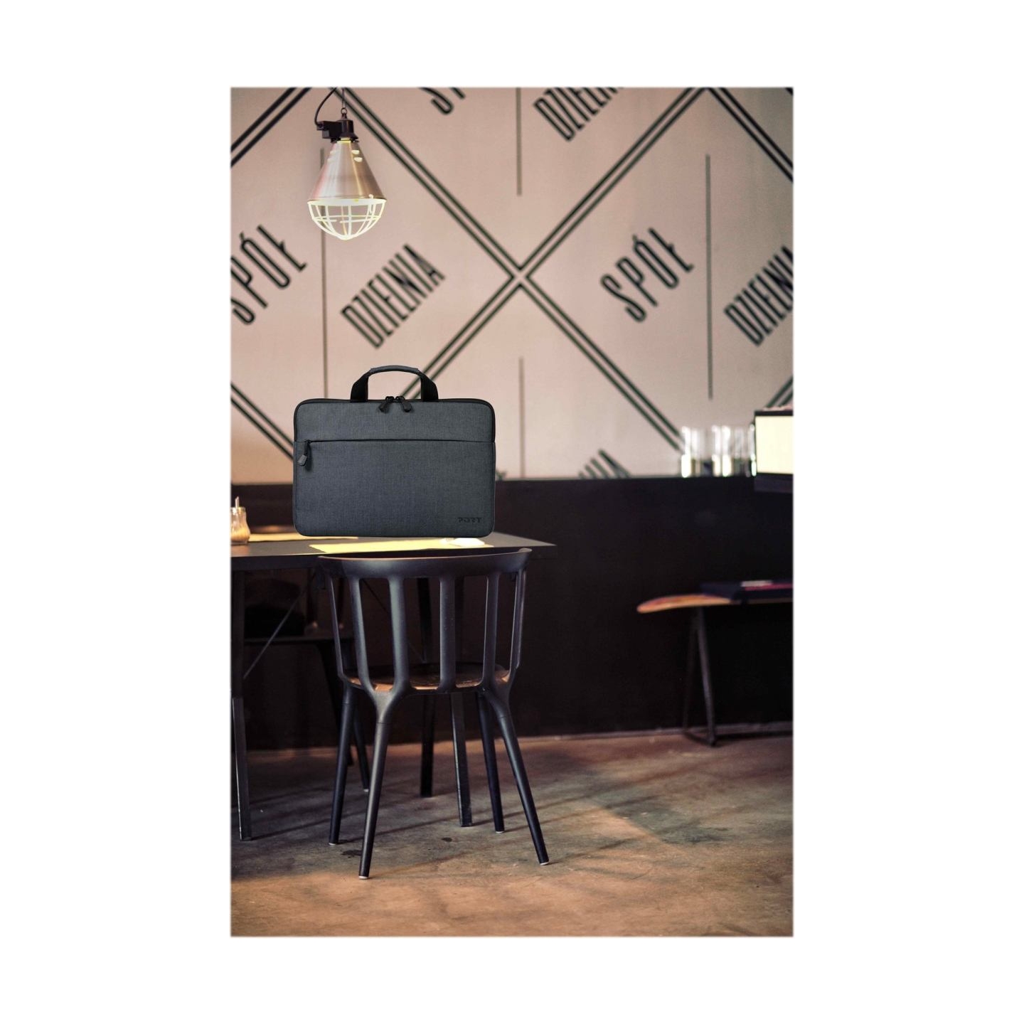 Port Designs | Belize | Fits up to size 13.3 " | Toploading laptop case | Shoulder strap | Black