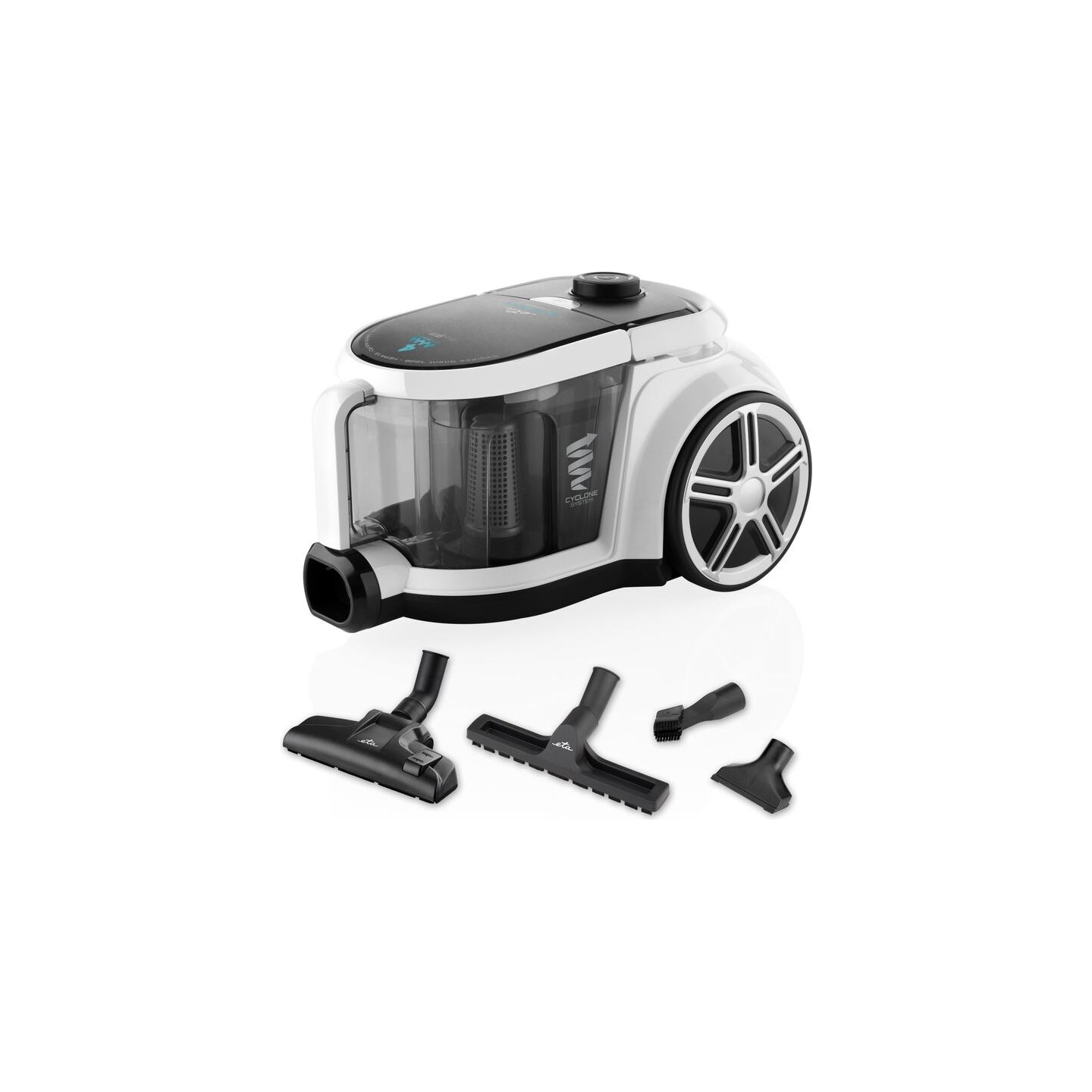 ETA | Stormy Home Vacuum cleaner | ETA051790000 | Bagless | Power 800 W | Dust capacity 2.2 L | White/Black