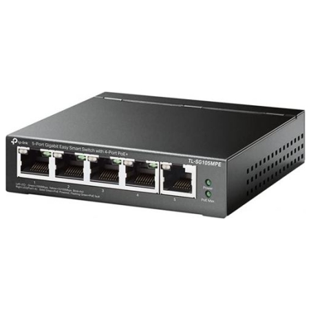 Tp-Link SG105MPE Switch Smart 5xGE (4xPoE+)