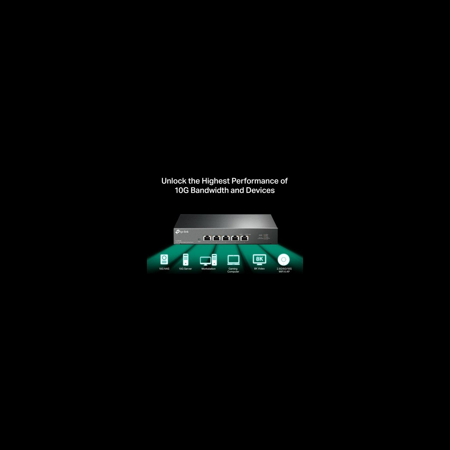 Tp-Link Switch Desktop SX105 5x10GE
