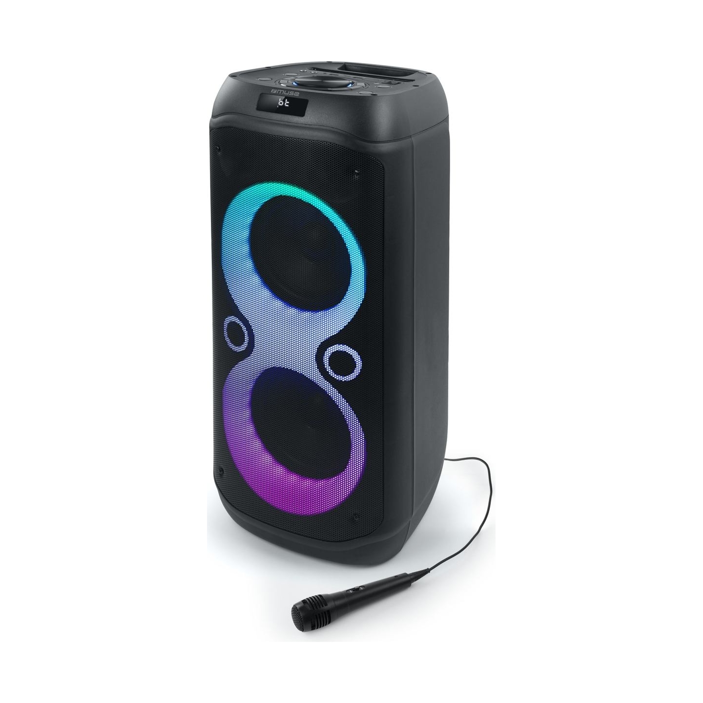 Muse | Party Box Speaker | M-1937 DJ | 600 W | Bluetooth | Wireless connection | Portable | Black