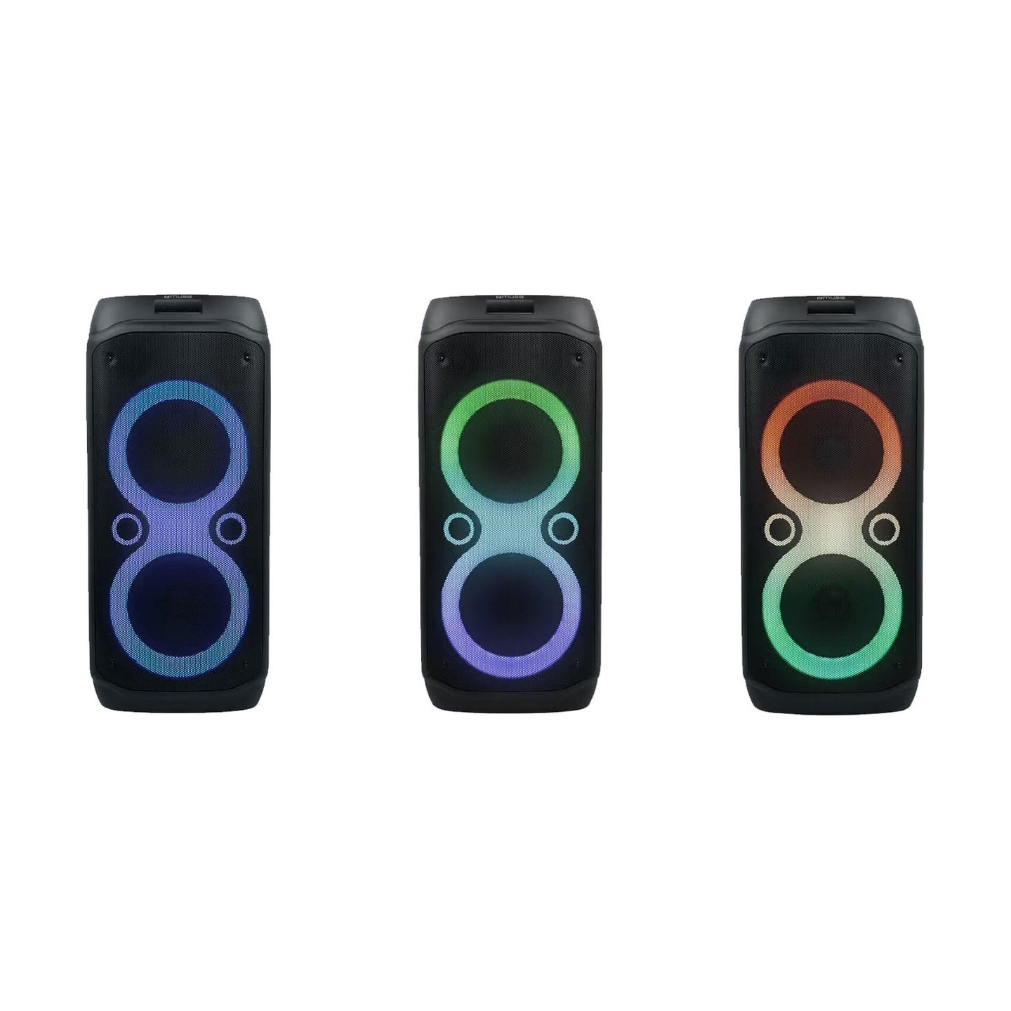 Muse | Party Box Speaker | M-1937 DJ | 600 W | Bluetooth | Wireless connection | Portable | Black