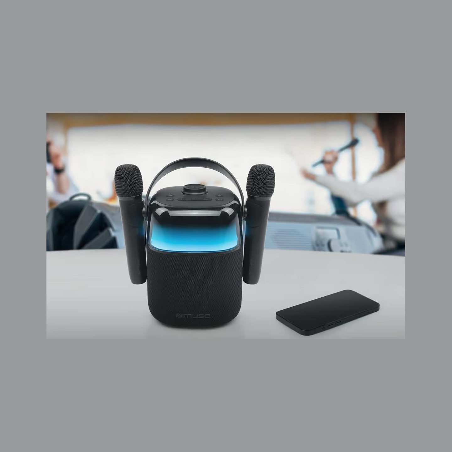 Muse | Karaoke Speaker | M-530 KA | 30 W | Waterproof | Bluetooth | Wireless connection | Portable | Black