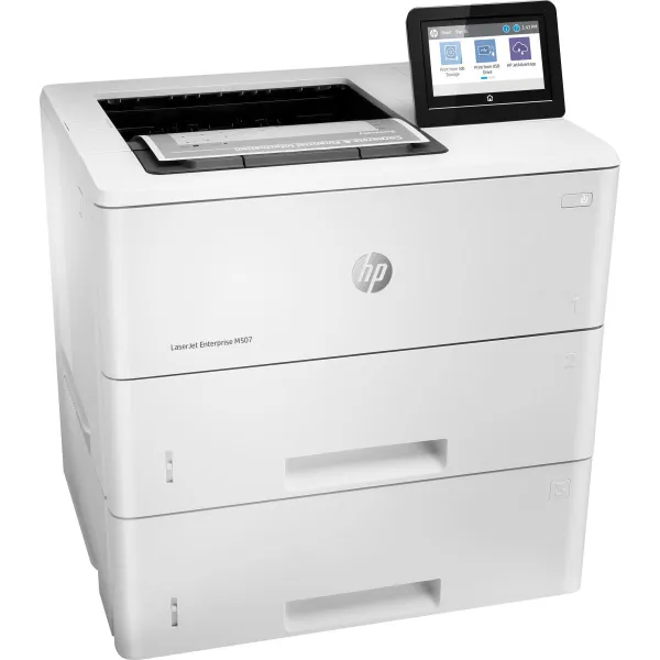 HP LaserJet Enterprise M507x Printer - A4 Mono Laser, Print, Automatic Document Feeder, Auto-Duplex, LAN, WiFi, 43ppm, 2000-7500