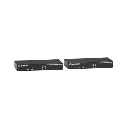 Black Box KVM EXTENDER FIBER SFP BUNDLE - 4K SH DP USB 2.0 SERIAL AUDIO LOCAL VIDEO + 2X SFP MODULES SM 1310NM