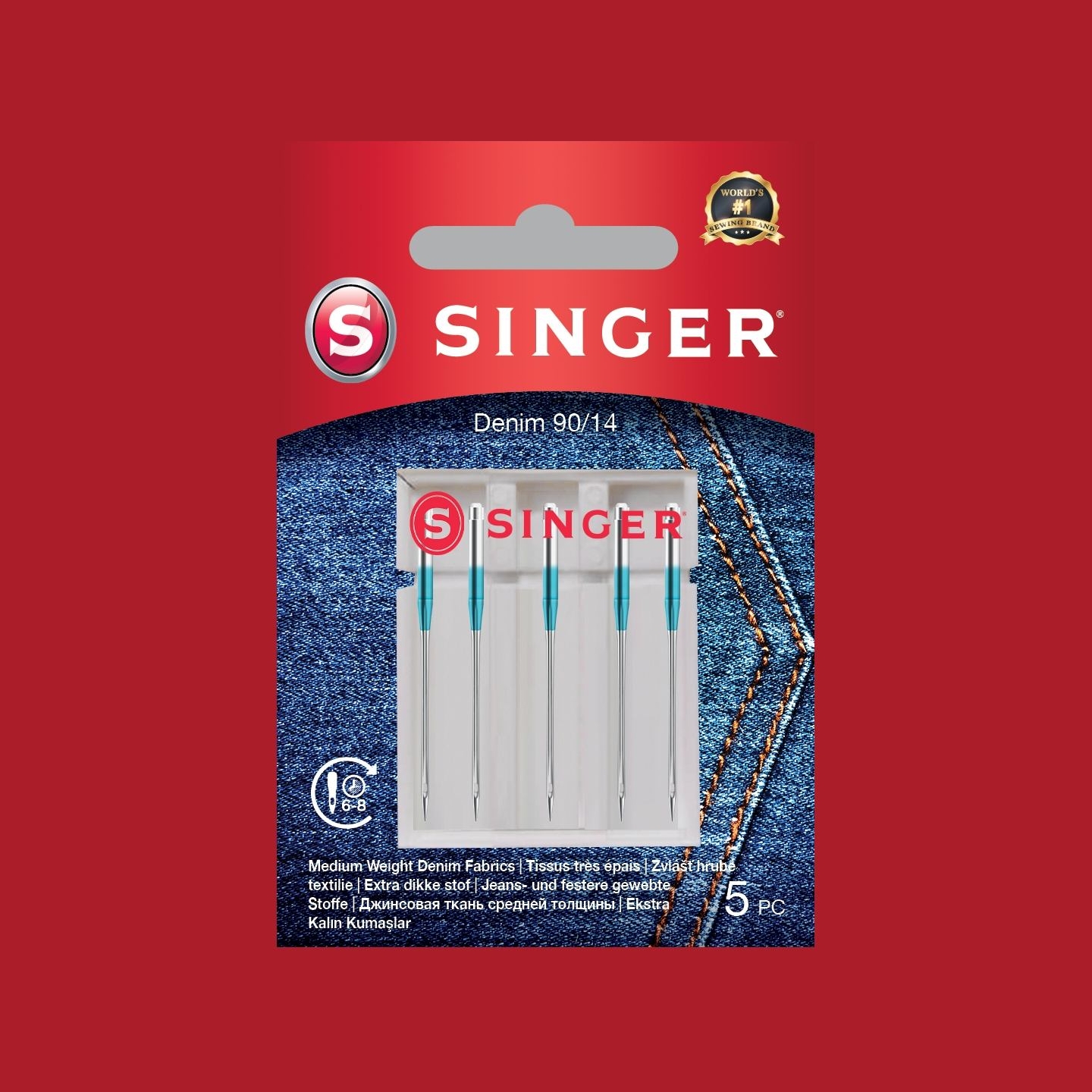 Singer | Denim Needle 90/14 5PK