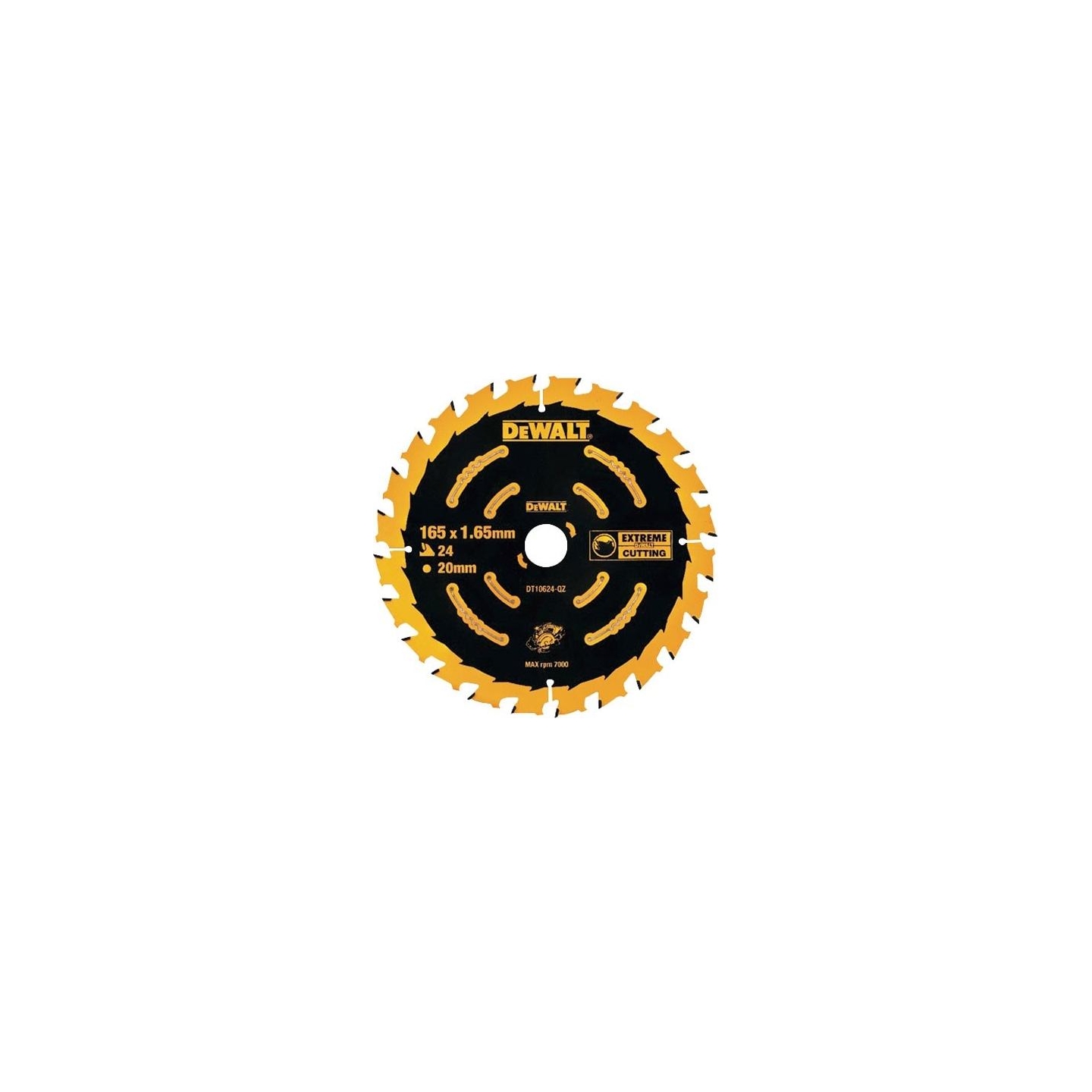 Dewalt | DT10624-QZ Cutting Disc for Wood, 165 x 20 mm