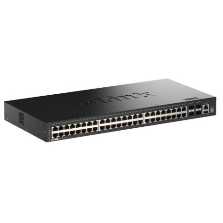 D-Link Smart Managed Switch DGS-1530-52/E 48 Ports GE + 4 Ports 10G SFP+