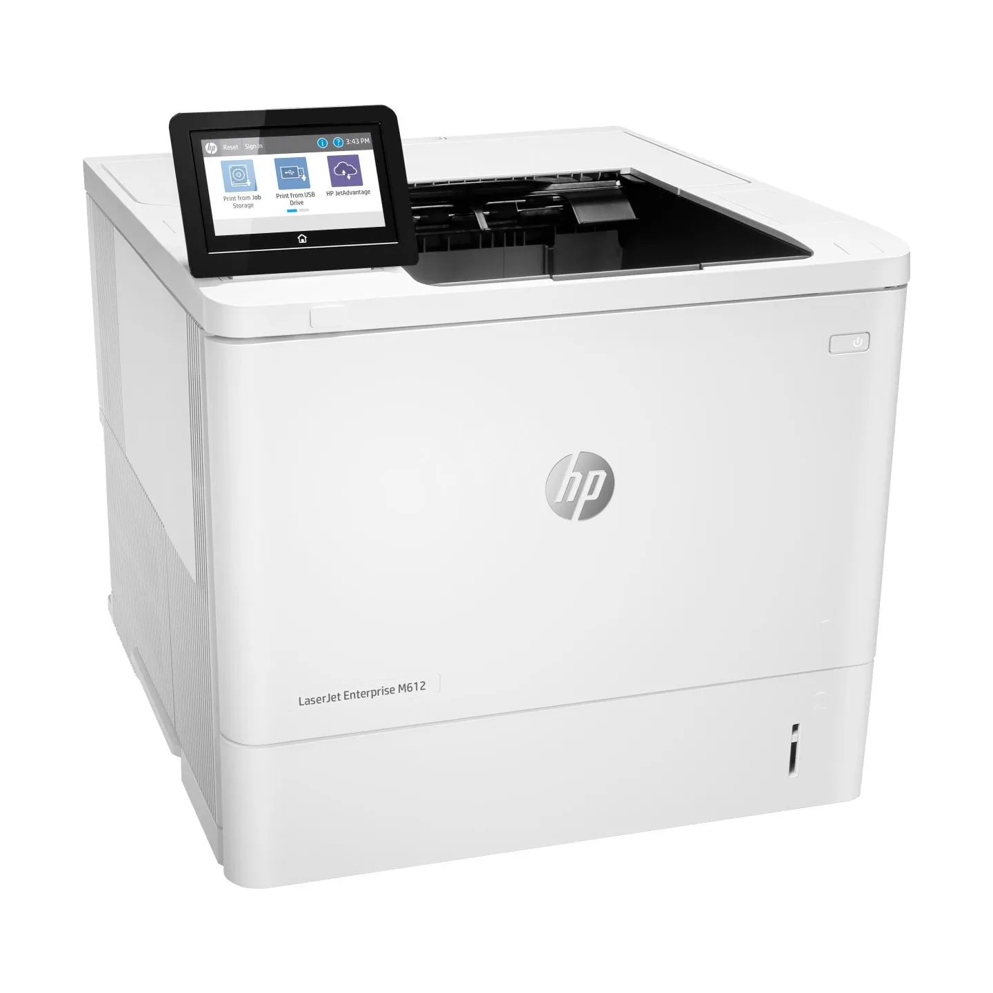HP LaserJet Enterprise M612dn Printer - A4 Mono Laser, Print, Automatic Document Feeder, Auto-Duplex, LAN, 71ppm, 5000-30000 pag