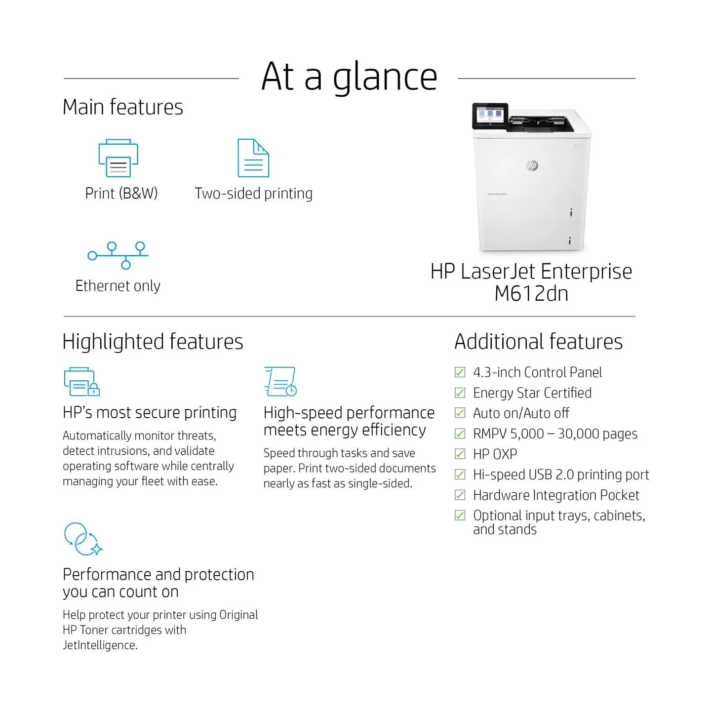 HP LaserJet Enterprise M612dn (ML)