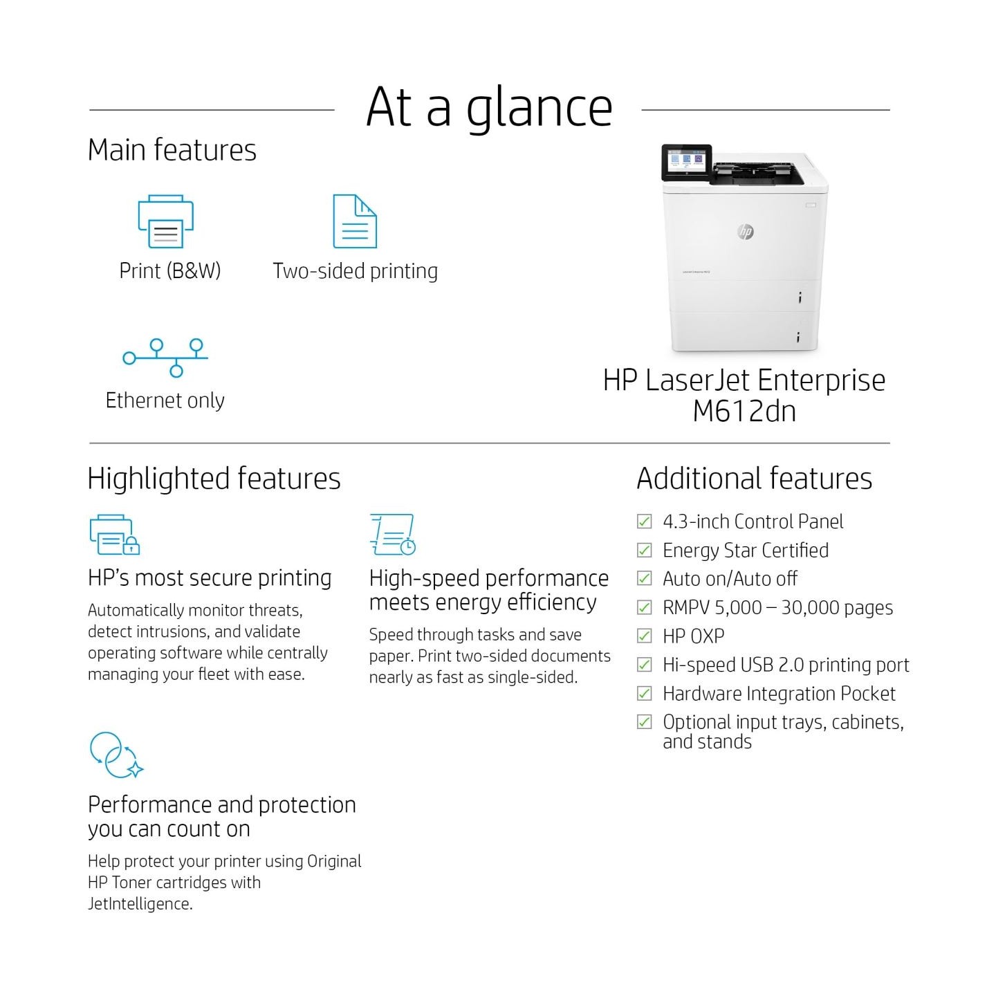 HP LaserJet Enterprise M612dn (ML)