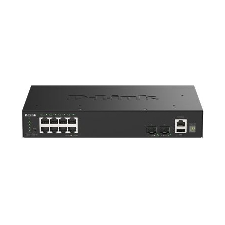 D-Link Smart Managed Switch DGS-1530-10/E 8 Ports GE + 2 Ports 10G SFP+