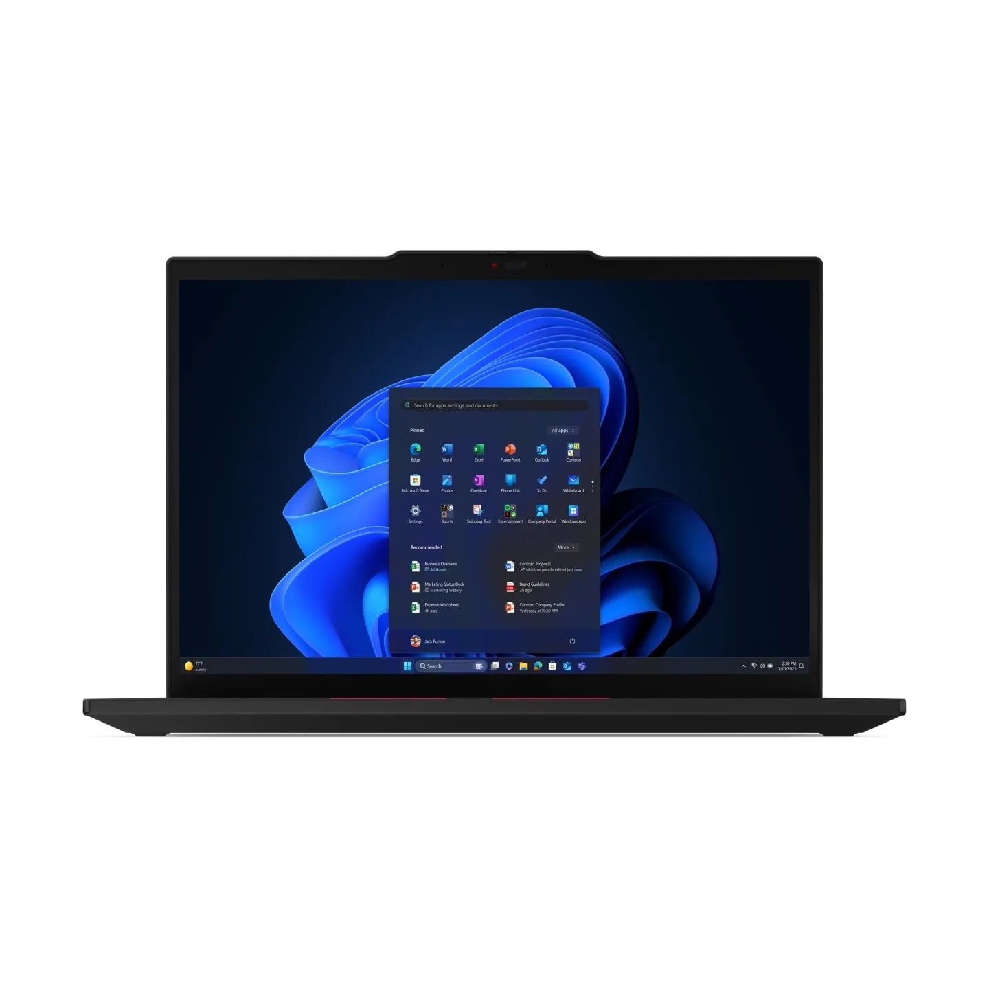 Lenovo ThinkPad T14 Gen 6 Core™ Ultra 5 235U 512GB SSD 16GB 14" (1920x1200) TOUCHSCREEN WIN11 Pro BLACK Backlit Keyboard FP Read