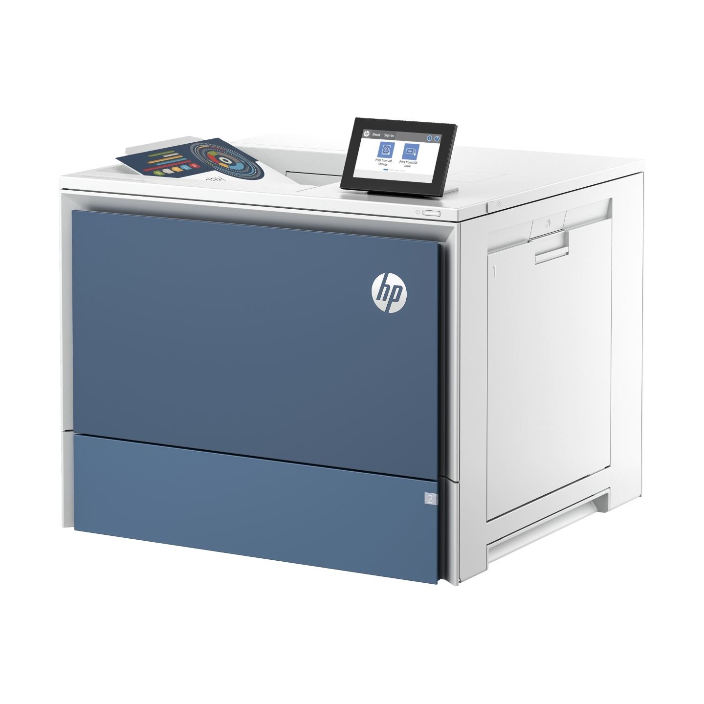 HP Color LaserJet Enterprise 6701dn Printer - A4 Color Laser, Print, Auto-Duplex, LAN, 65ppm, 2000-17000 pages per month / 58M42
