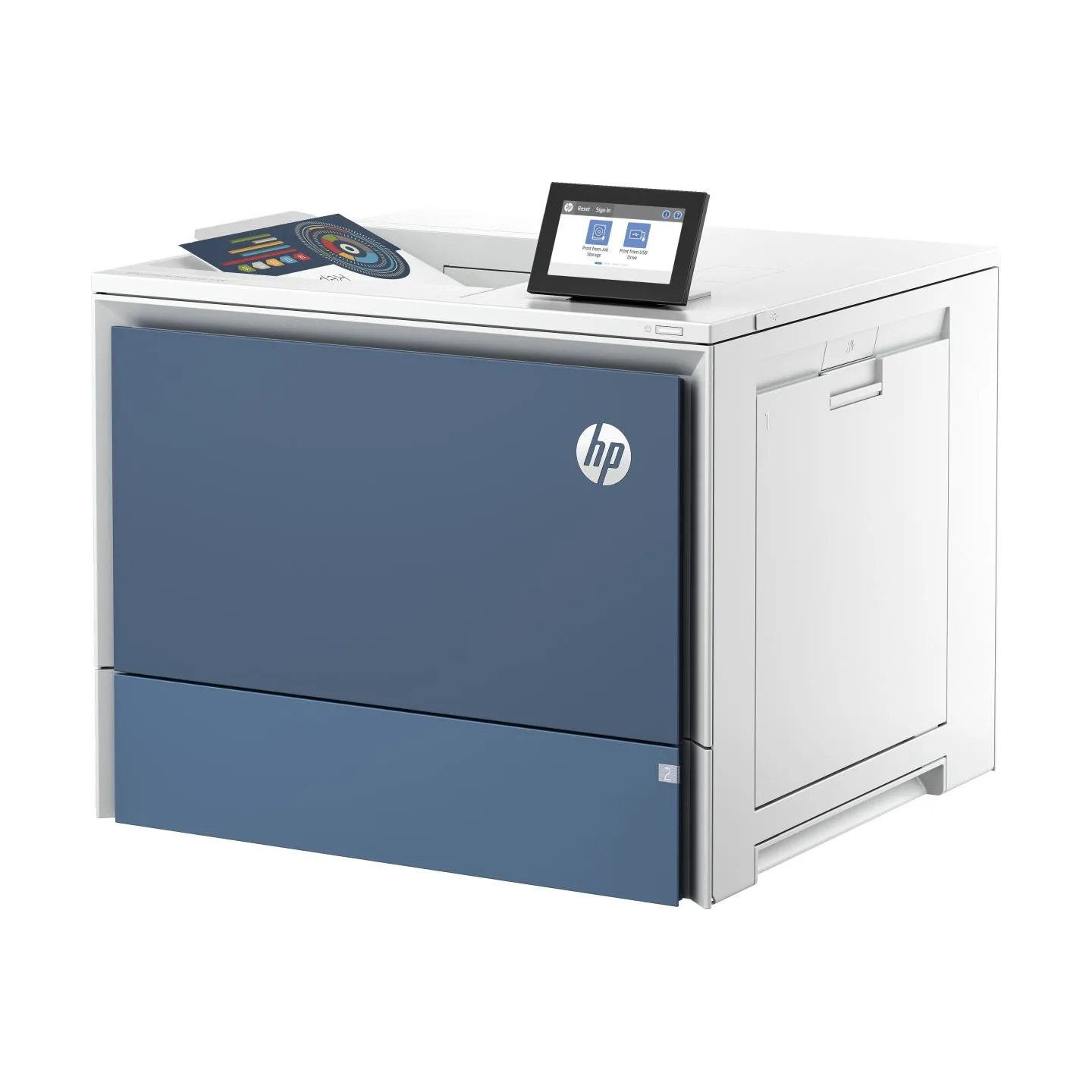 HP Color LaserJet Enterprise 6701dn Printer - A4 Color Laser, Print, Auto-Duplex, LAN, 65ppm, 2000-17000 pages per month / 58M42