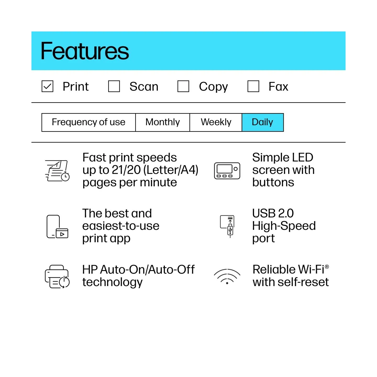 HP LaserJet Pro M110w Printer - BOX DAMAGE - A4 Mono Laser, Print, WiFi, 20ppm, 100-1000 pages per month / 7MD66F#B19?/PACKAGE