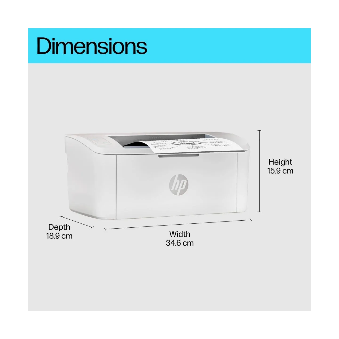 HP LaserJet Pro M110w Printer - BOX DAMAGE - A4 Mono Laser, Print, WiFi, 20ppm, 100-1000 pages per month / 7MD66F#B19?/PACKAGE