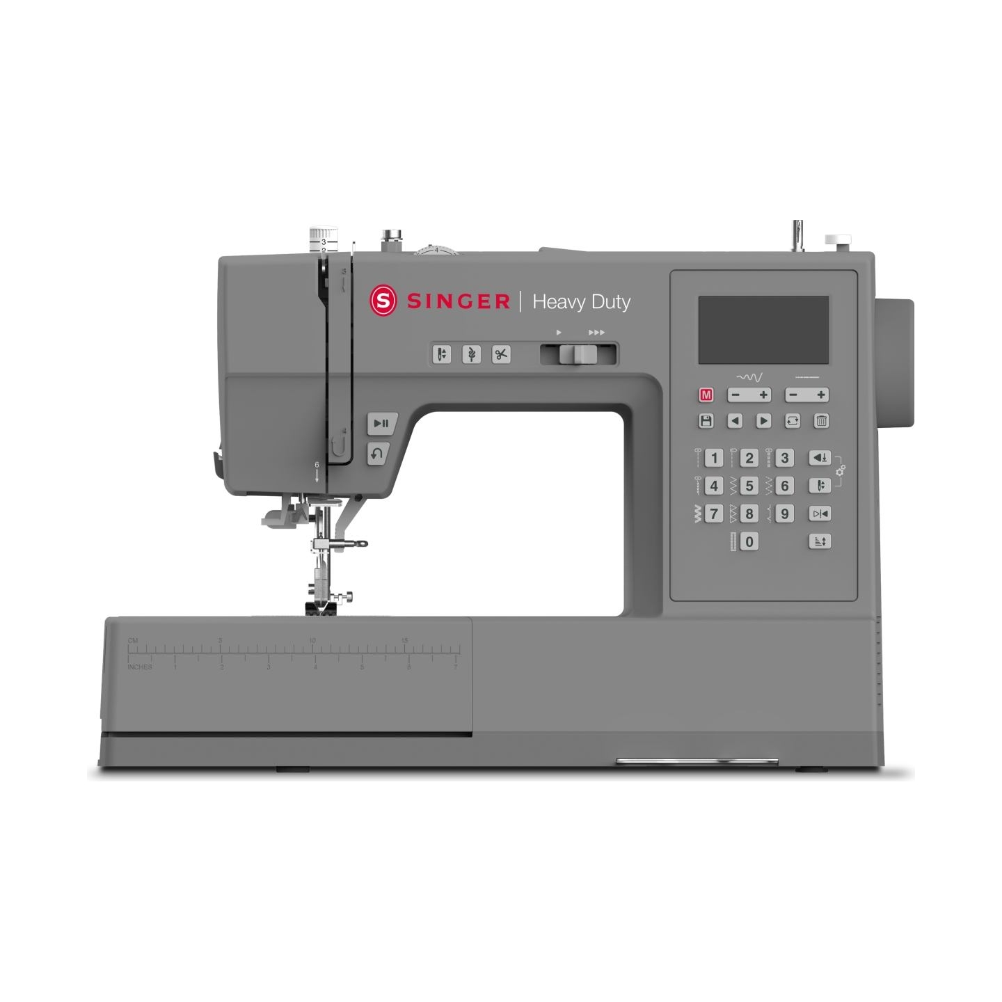 Singer | Computerized Sewing Machine | HD6805C Heavy Duty | Number of stitches 586 | Number of buttonholes 9 | Grey