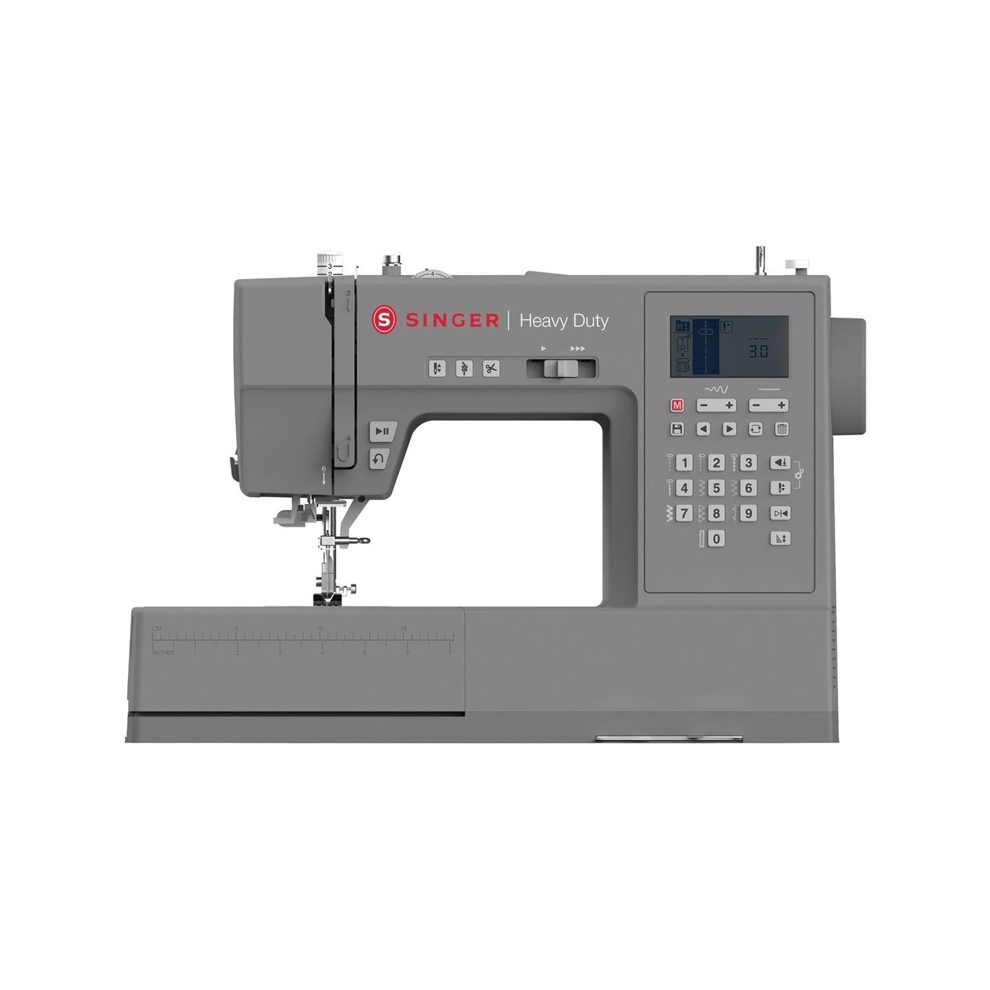 Singer | Computerized Sewing Machine | HD6805C Heavy Duty | Number of stitches 586 | Number of buttonholes 9 | Grey