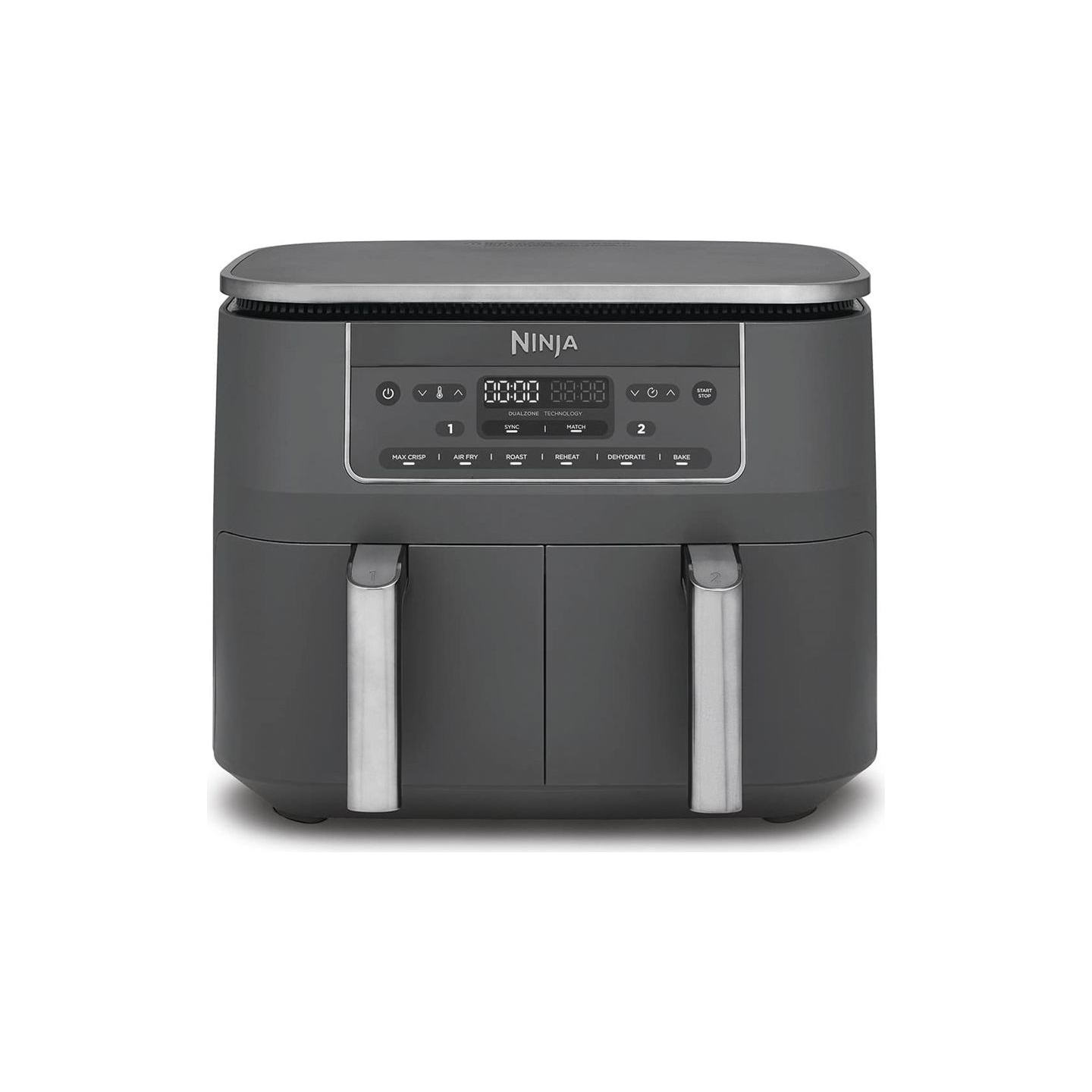Ninja Double hot air fryer | DZ300EU | Power 2400 W | Capacity 7.6 L | Grey