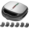 Camry | Sandwich maker 6 in 1 | CR 3057 | 1200 W | Number of plates 6 | Black/Silver
