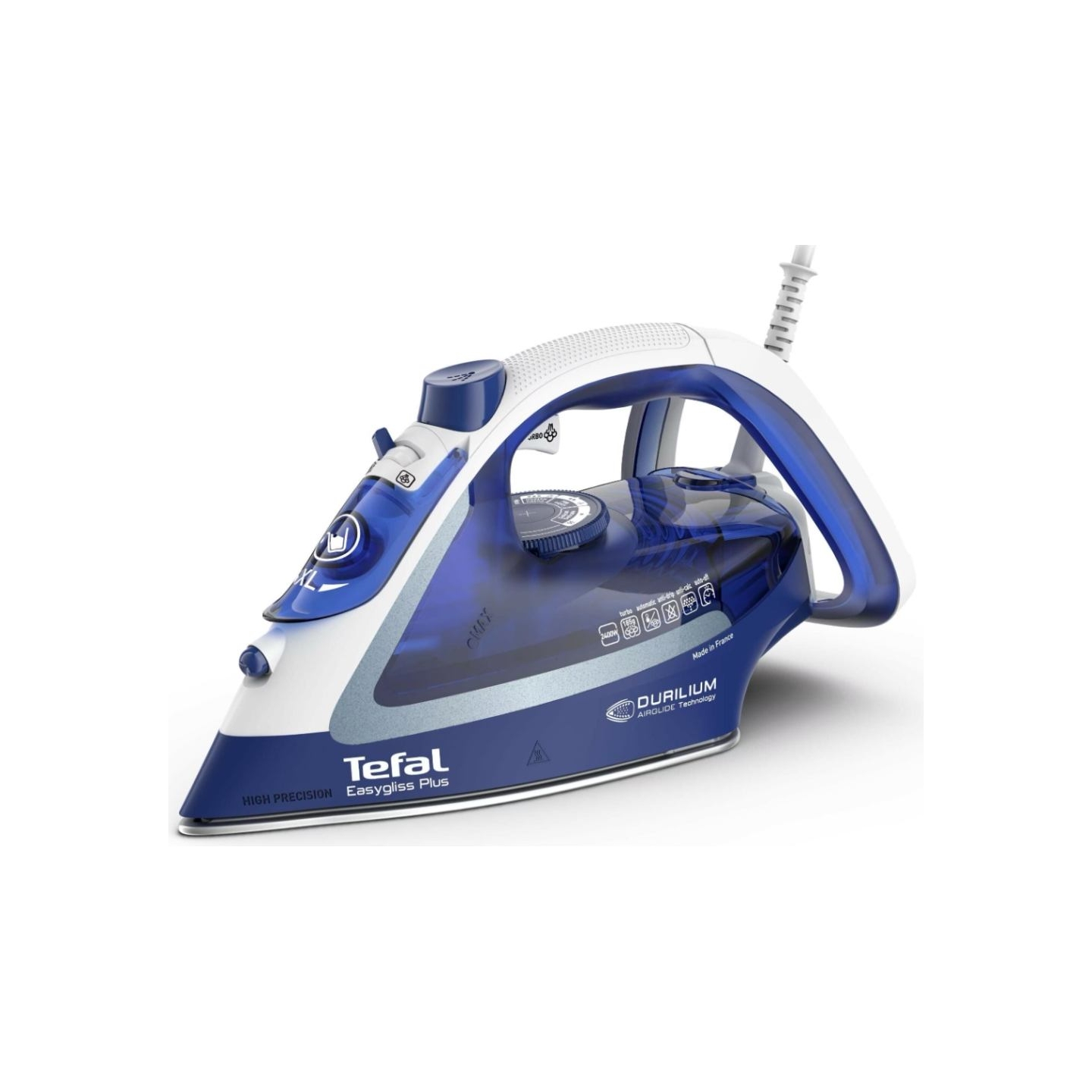 Tefal | FV5735E0 Easygliss Plus | Steam Iron | 2500 W | Water tank capacity 270 ml | Continuous steam 45 g/min | Steam boost per
