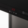 Adler LED electric fireplace with remote control | AD 7755 | Ceramic Heater | 2000 W | Number of power levels 2 | Black