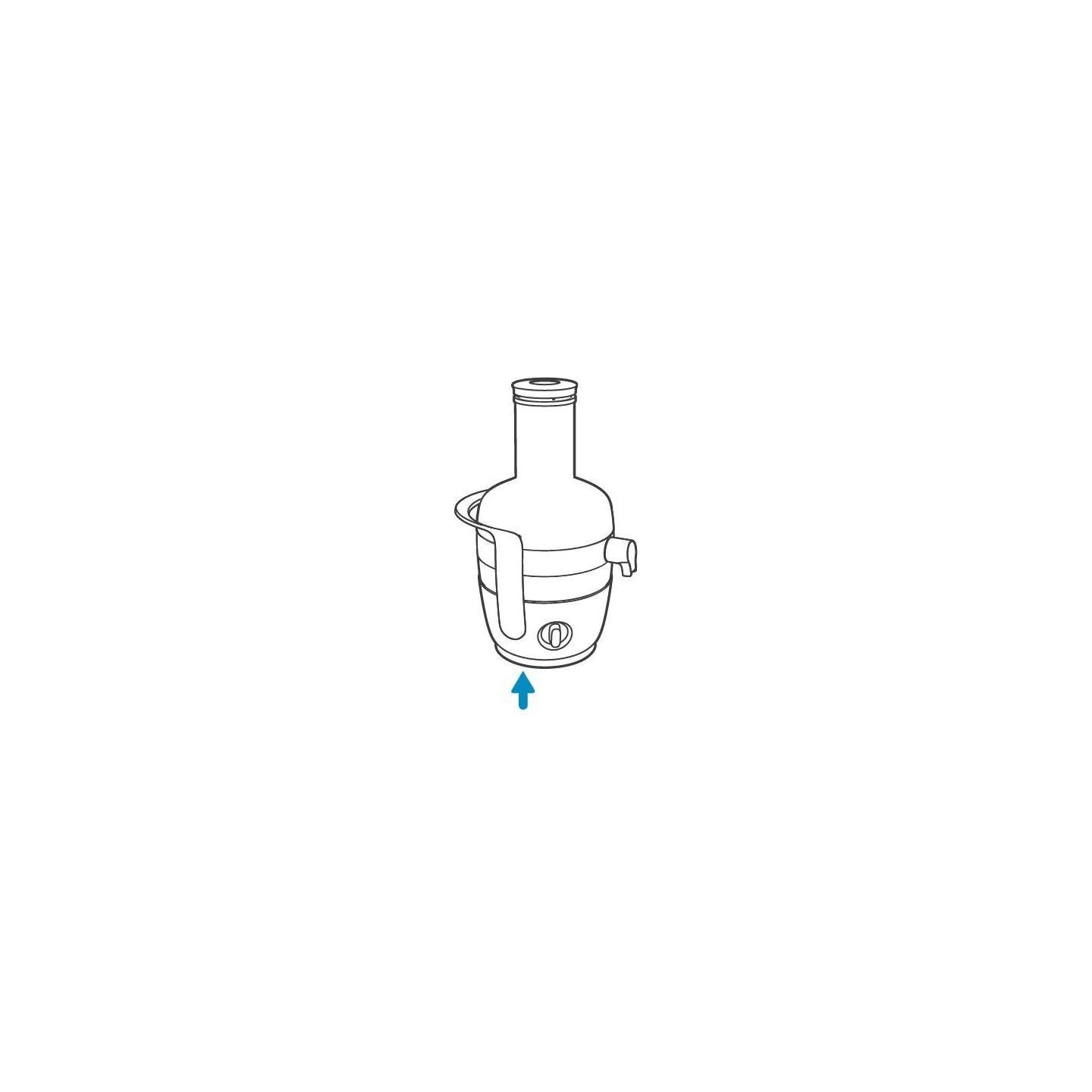 Philips Avance Collection Juicer HR1922/21, 1200W, XXL feed pipe, QuickClean / HR1922/21