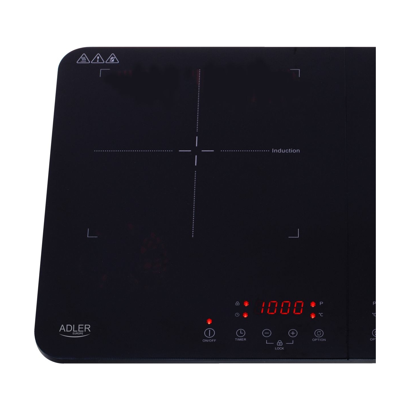 Adler AD 6516 | Adler Cooker | Touch controls | Number of burners/cooking zones 2 | Induction | Black