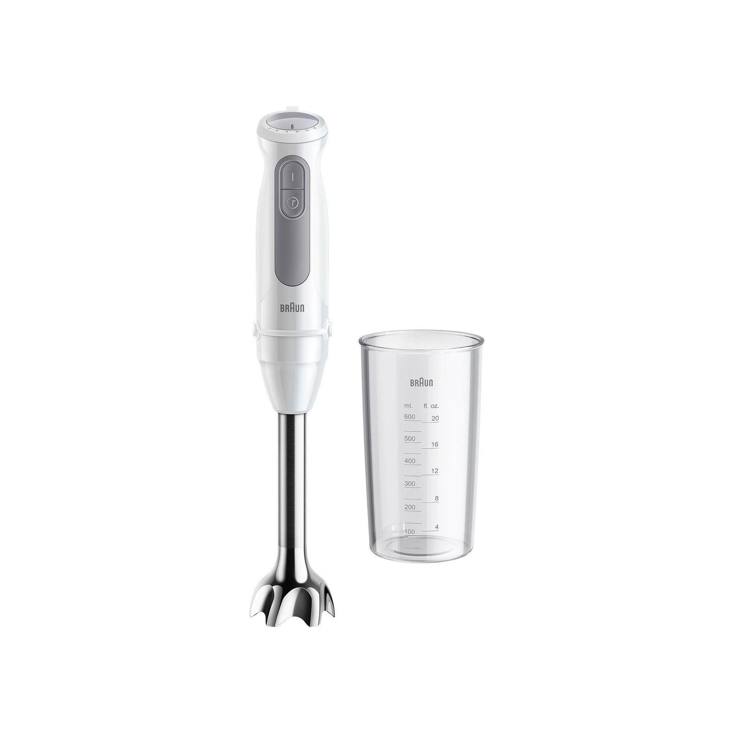 Braun | Hand Blender | MQ50001MWH | Hand Blender | 1000 W | Number of speeds 21 | White