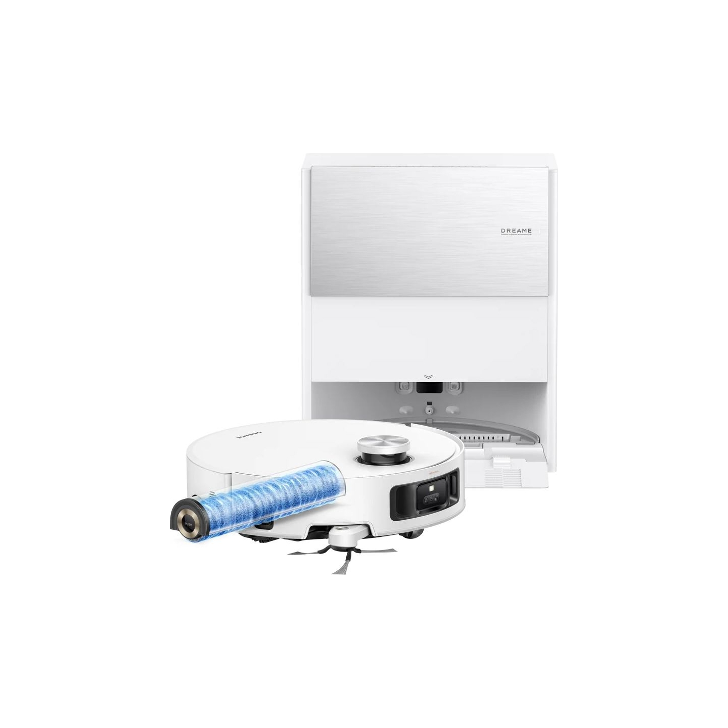Dreame Robotic Vacuum Cleaner | Aqua10 Roller | Wet&Dry | Operating time (max) 196 min | 6400 mAh | 30000 Pa | White