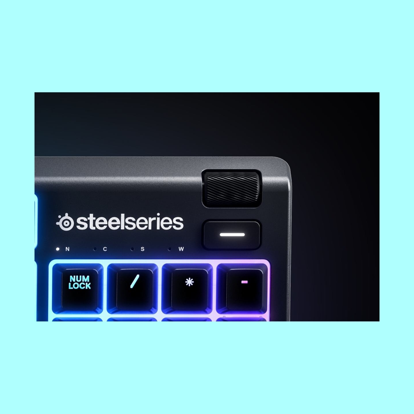 Steelseries Apex 3 RGB - US layout keyboard / 64795