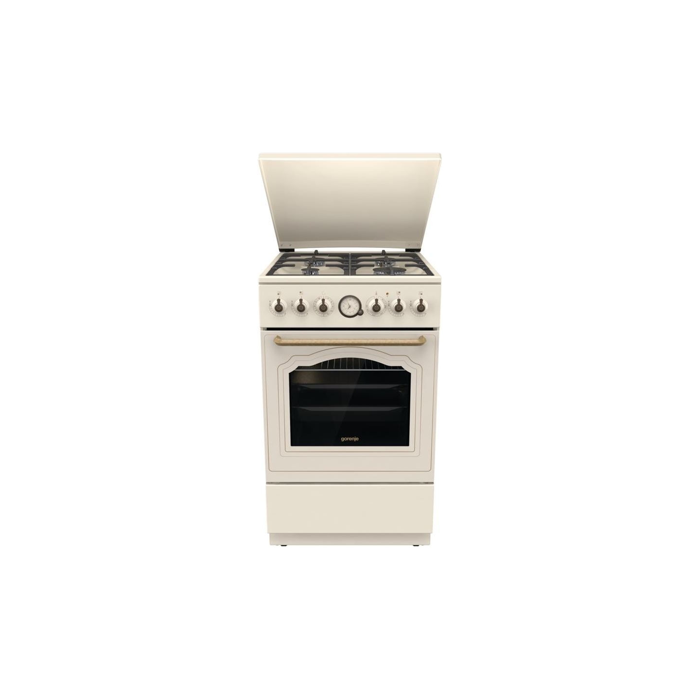 Gorenje Cooker | GKS5B70CLI | Hob type Gas | Oven type Electric | Sandy | Width 50 cm | Depth 59.4 cm | 70 L