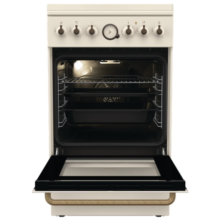 Gorenje Cooker | GKS5B70CLI | Hob type Gas | Oven type Electric | Sandy | Width 50 cm | Depth 59.4 cm | 70 L