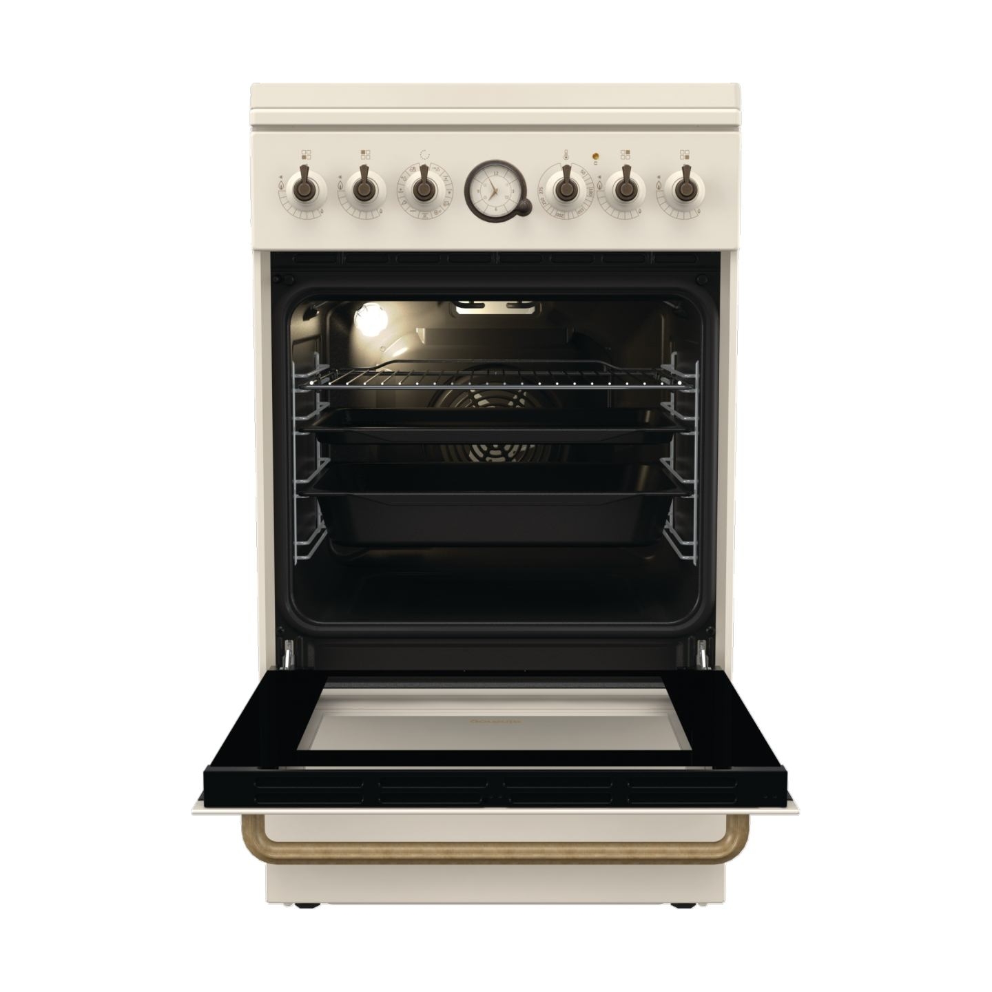 Gorenje Cooker | GKS5B70CLI | Hob type Gas | Oven type Electric | Sandy | Width 50 cm | Depth 59.4 cm | 70 L