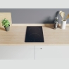 Candy Ceramic Domino Hob CDH30, 2 cooking zones, Width 28.8 cm, Black color / CDH30