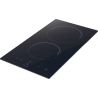 Candy Ceramic Domino Hob CDH30, 2 cooking zones, Width 28.8 cm, Black color / CDH30