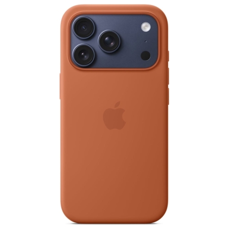 Apple iPhone 17 Pro Silicone Case with MagSafe – Terra Cotta | Apple