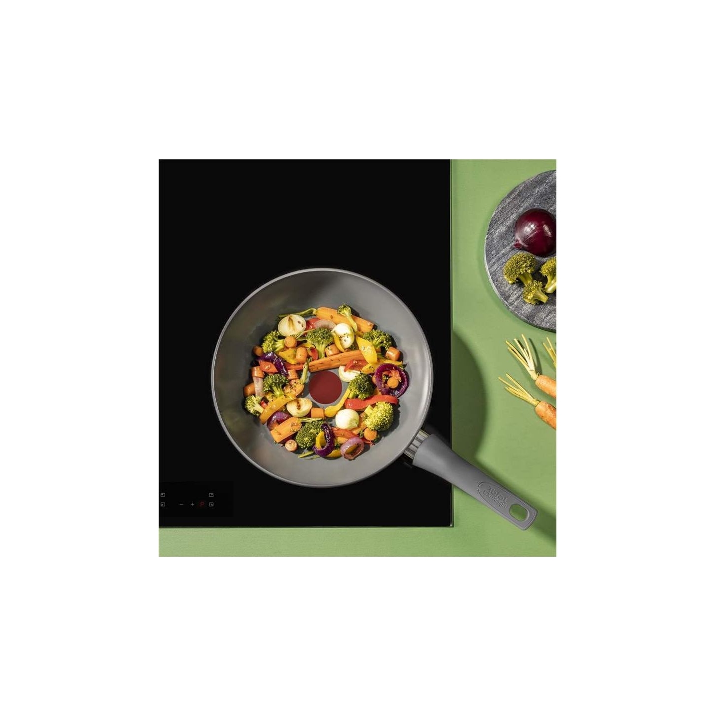 Tefal Pan | C4261943 | Wok | Diameter 28 cm | Suitable for induction hob | Fixed handle