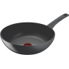 Tefal Pan | C4261943 | Wok | Diameter 28 cm | Suitable for induction hob | Fixed handle
