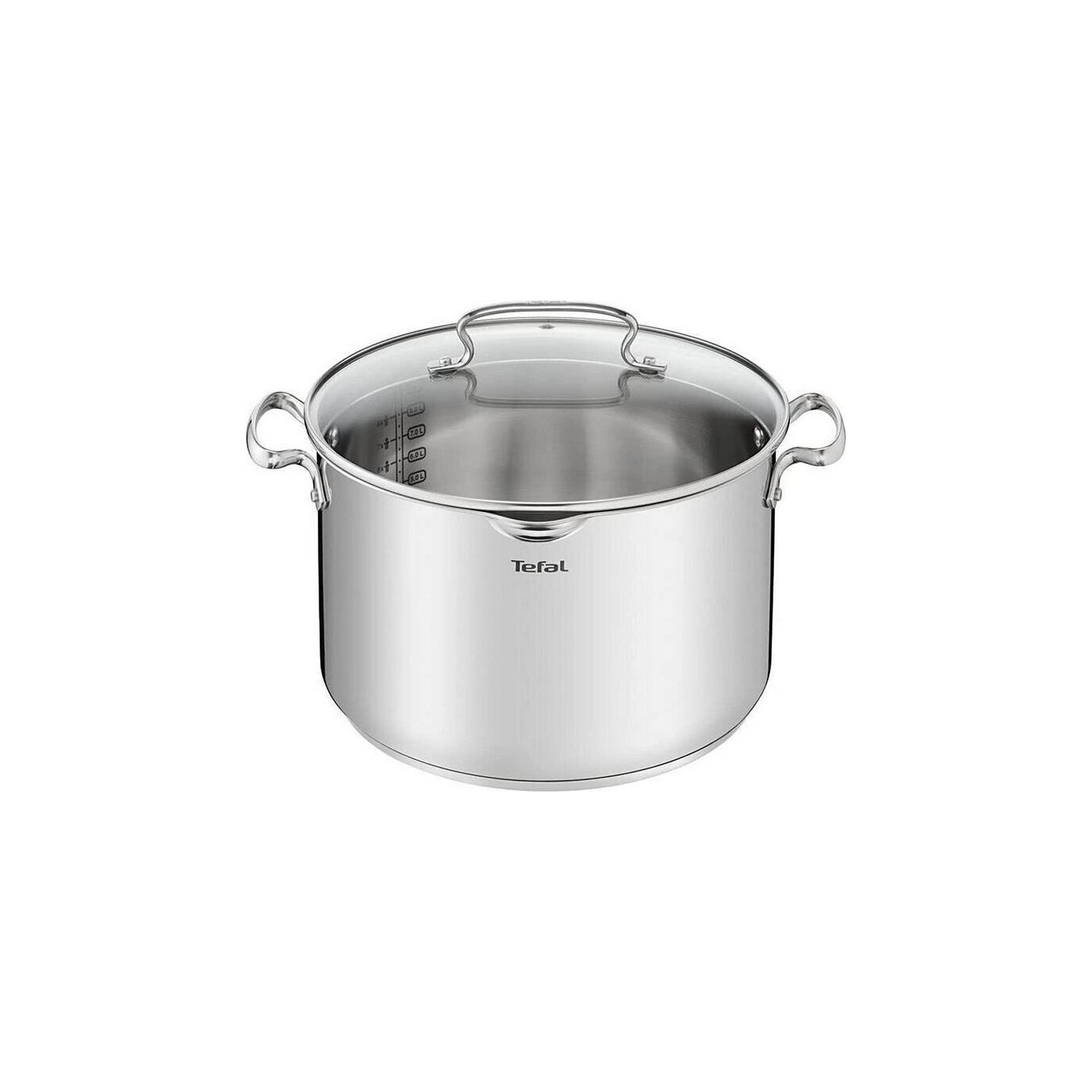 Tefal | Pot | G7196455 Duetto+ | Stainless steel | Dishwasher proof | Lid included | Stainless steel