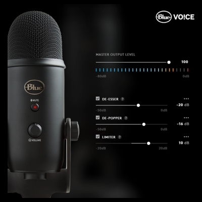Logitech Microphone Yeti Black / 988-000229