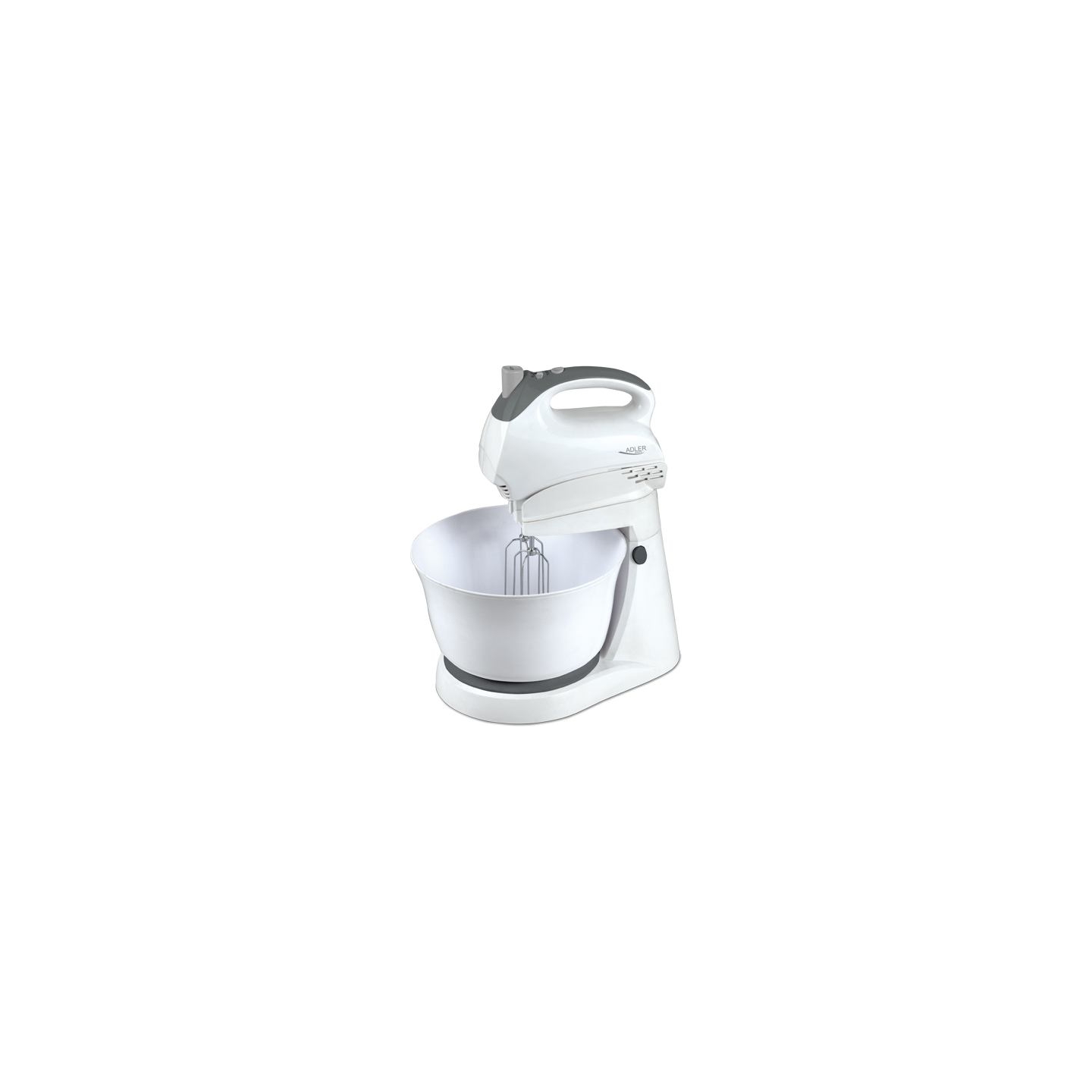 Adler | Mixer | AD 4202 | Mixer with bowl | 300 W | Number of speeds 5 | Turbo mode | White