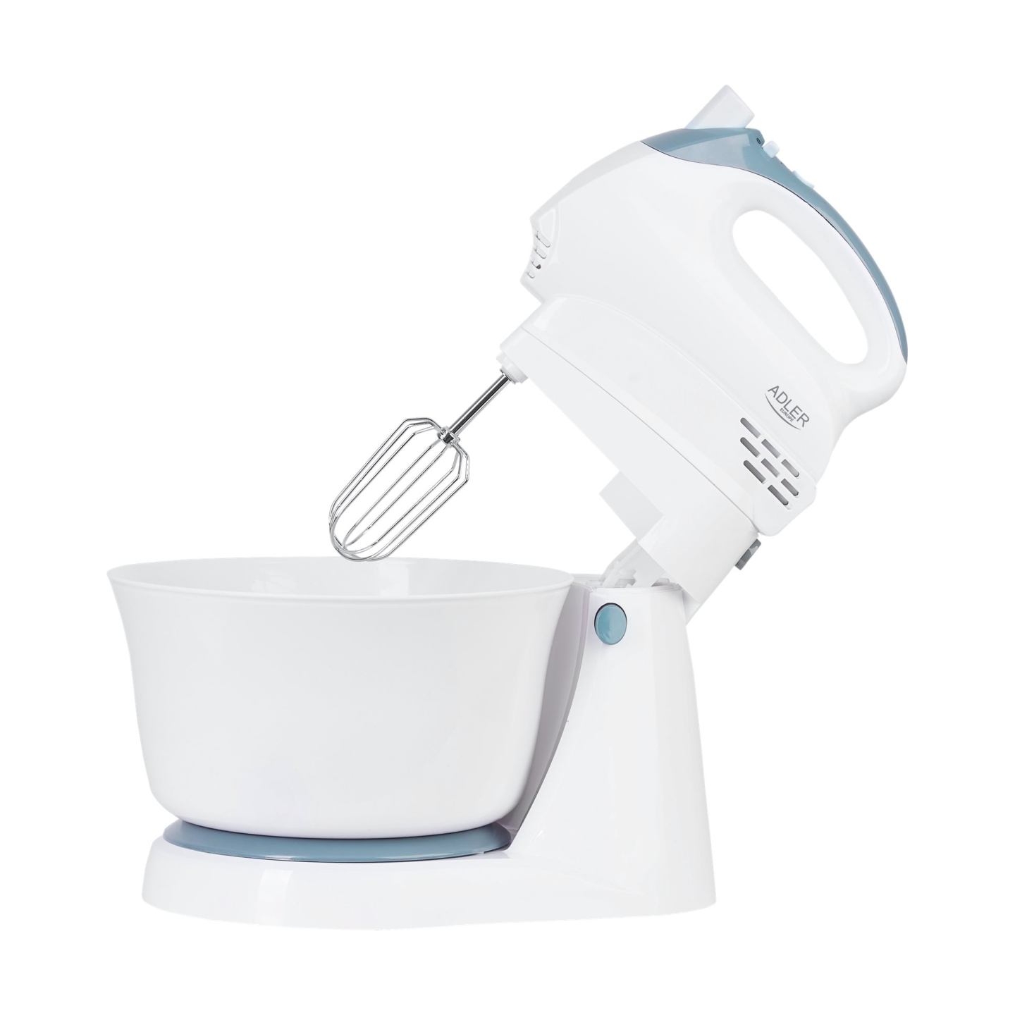 Adler | Mixer | AD 4202 | Mixer with bowl | 300 W | Number of speeds 5 | Turbo mode | White