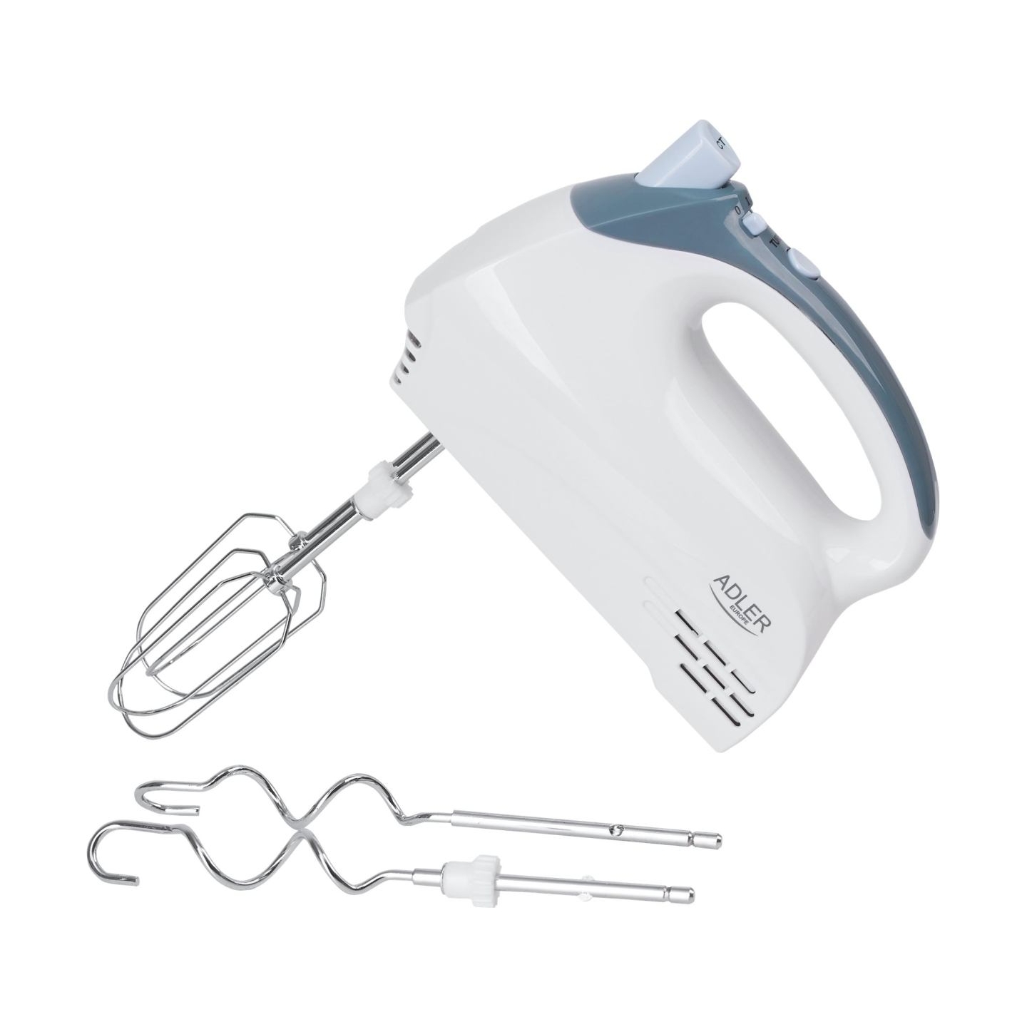 Adler | Mixer | AD 4202 | Mixer with bowl | 300 W | Number of speeds 5 | Turbo mode | White