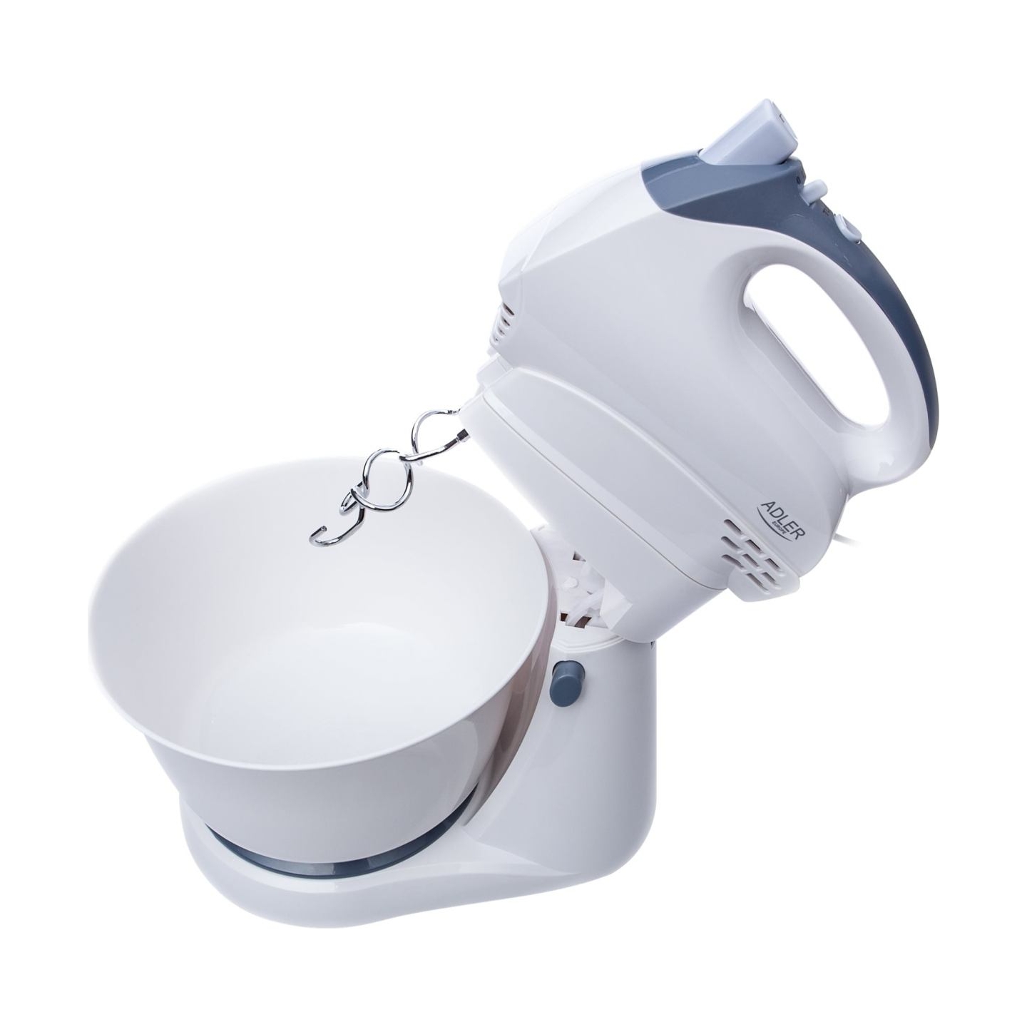 Adler | Mixer | AD 4202 | Mixer with bowl | 300 W | Number of speeds 5 | Turbo mode | White