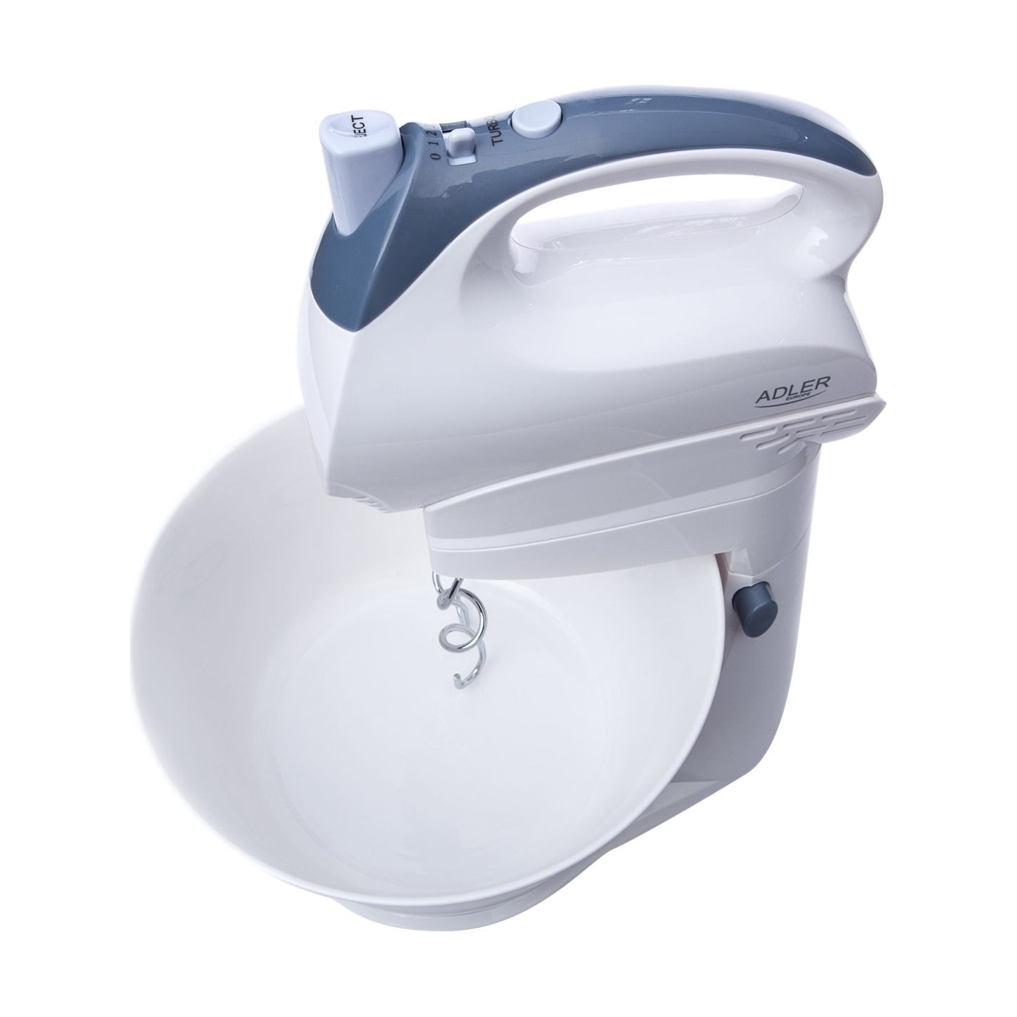 Adler | Mixer | AD 4202 | Mixer with bowl | 300 W | Number of speeds 5 | Turbo mode | White