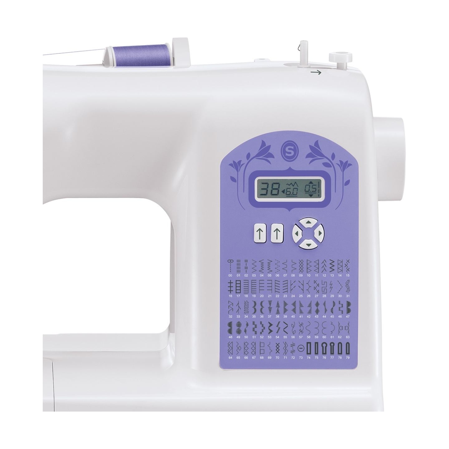 Singer | Sewing Machine | Starlet 6680 | Number of stitches 80 | Number of buttonholes 6 | White